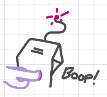 A panel from What's The Point, episode five of the Board Boards object show by Furretwalk/WalkingFurret.